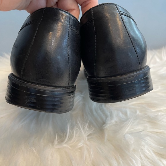 JOHNSTON MURPHY MADDOX MEN'S  BLACK LEATHER PENNY LOAFERS   XC4 SIZE 8 M - Picture 8 of 12